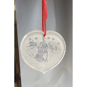 Waterford 2001 Ice Skaters Joys of Winter Collection Ornament Christmas